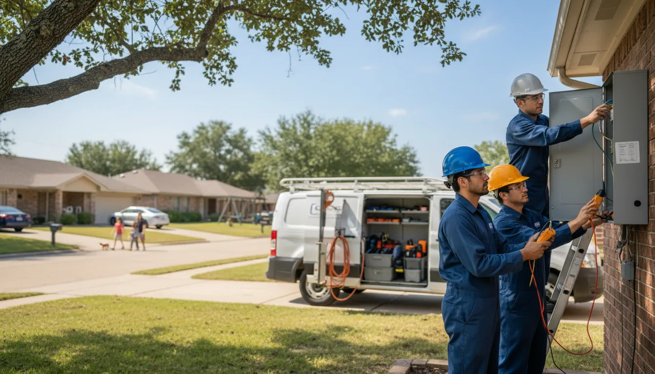 Certified electrician providing emergency electrical services in Isle, MN